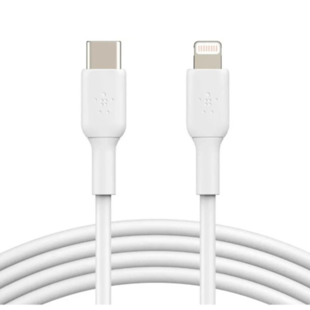 Кабель Belkin Boost Charge Lightning to USB-C 1 м CAA003BT1MWH White