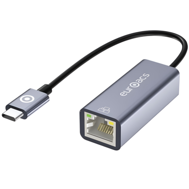 USB Hub Type-C Euroacs EU-P407 LAN