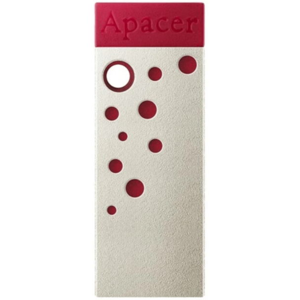 Флеш карта Apacer 64 GB USB 3.2 Gen 1 Metallic/Red AH15J/AP64GAH15JR-1