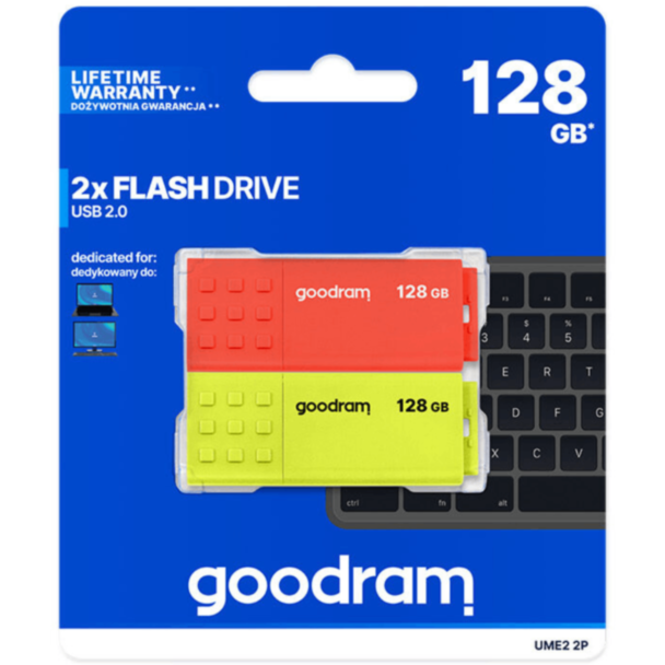 Флеш карта Goodram 128 GB USB 2.0 UME2 Mix 5908267964606
