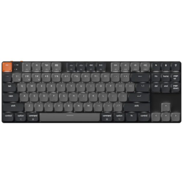 Oyun klaviaturasi Keychron K1 White Backlight Brown Switch K1X-A3-AZ