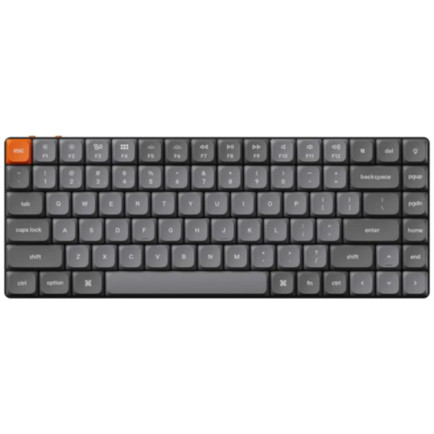 Игровая клавиатура Keychron K3 Max Gateron White Backlight Red Switch K3M-A1Z-AZ