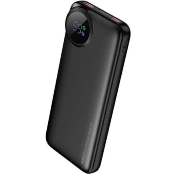 Power Bank Recci P48 10000 мАч 22.5W Black