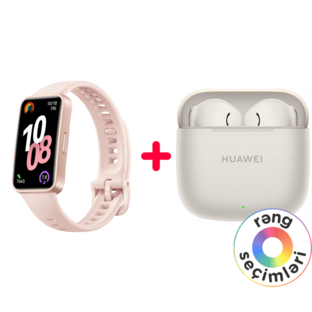 HUAWEI Band 10 55020EEN Pink + HUAWEI FreeBuds SE 3 55037987