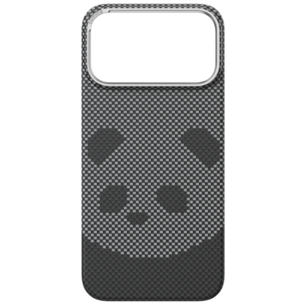 Qoruyucu örtük Comma iPhone 17 Pro Woven Series Magnetic 6942297136861 Panda