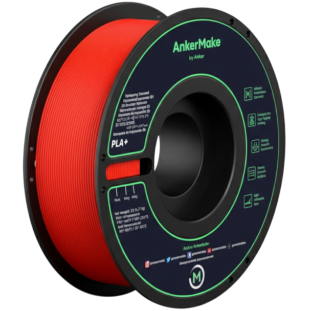 3D printer üçün plastik Anker PLA + B2C V6110191 Red
