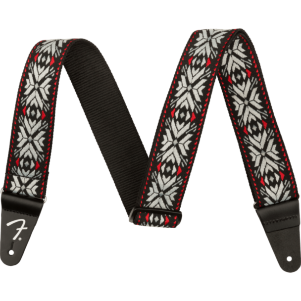 Gitara üçün kəmər Fender Pasadena Red Snowflake