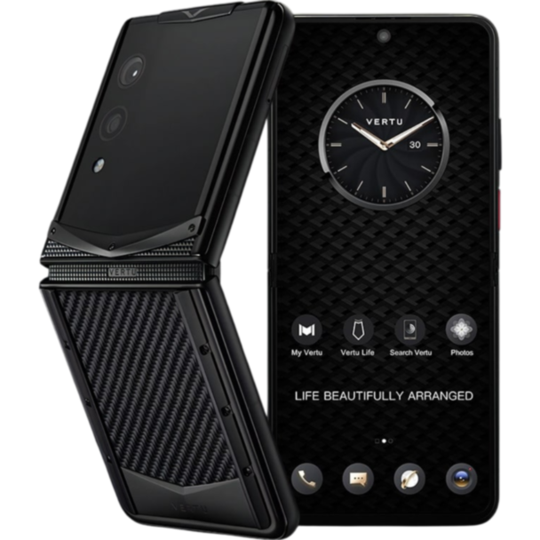 Vertu Quantum Flip 16 GB / 1 TB Fiber Black