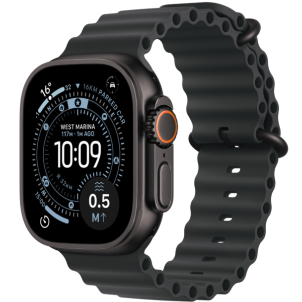 Smart saat Apple Watch Ultra 3 Cellular 49mm MF0J4QI/A Black Titanium
