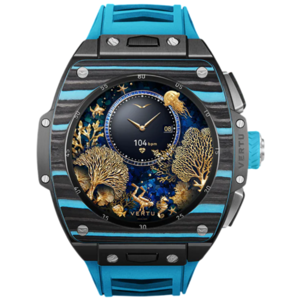 Smart saat Vertu Grand Watch S1 WS1-T-BB11-C-HW-017 Black,Blue