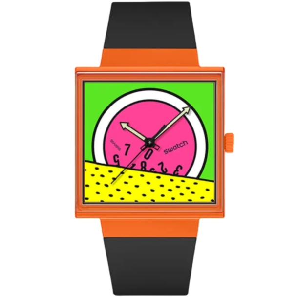 Часы Swatch Originals Square Standart SO34Z101