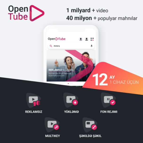 OpenTube 12 ay