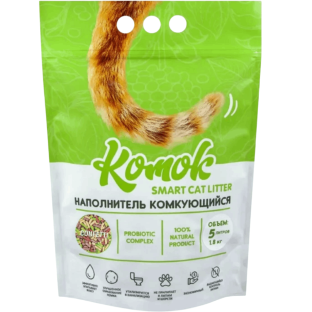 Topalanan doldurucu Komok Confetti 1.8 kq 4673732355043
