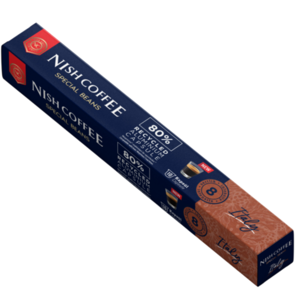 Капсулы для кофемашины Nish Nespresso Italy 10 штук 8683583873371