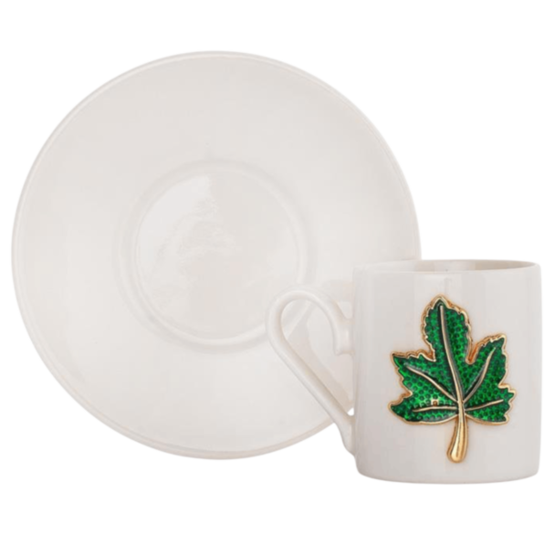 Кофейный сервиз Schafer Zyra Leaf 8 предметов 8699131884348